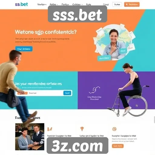Acessibilidade e design do site sss.bet